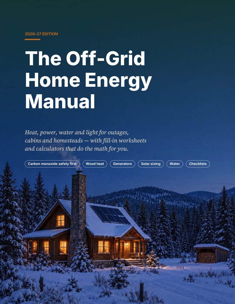 Cover of The Off-Grid Home Energy Manual